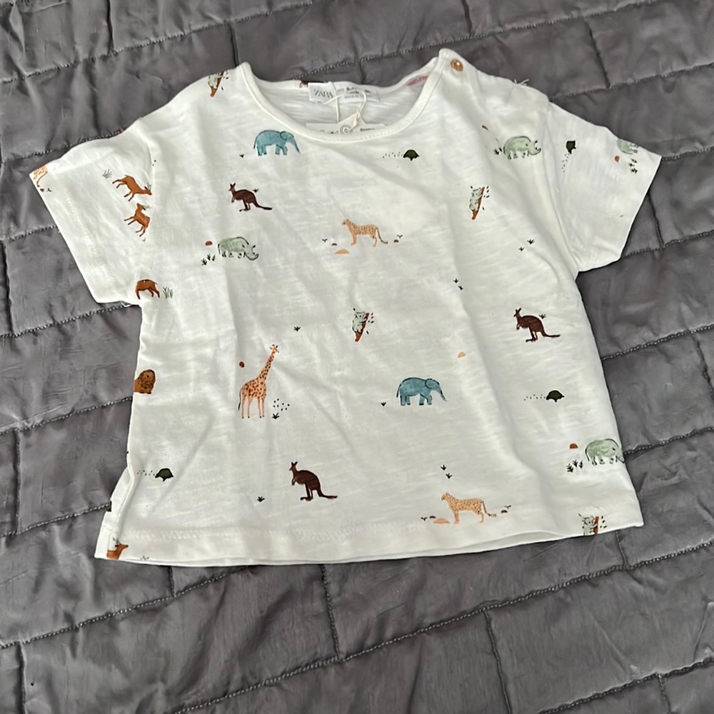 Zara baby boy tee shirt 9-12 month’s